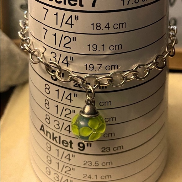 James Avery Jewelry - SOLDJames Avery bracelet with retired glass flower finial